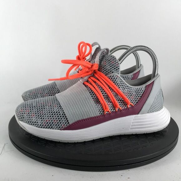 Under Armour Breathe Gray Athletic Running Shoes 3019973-105 Women’s Size 7 - Picture 8 of 12